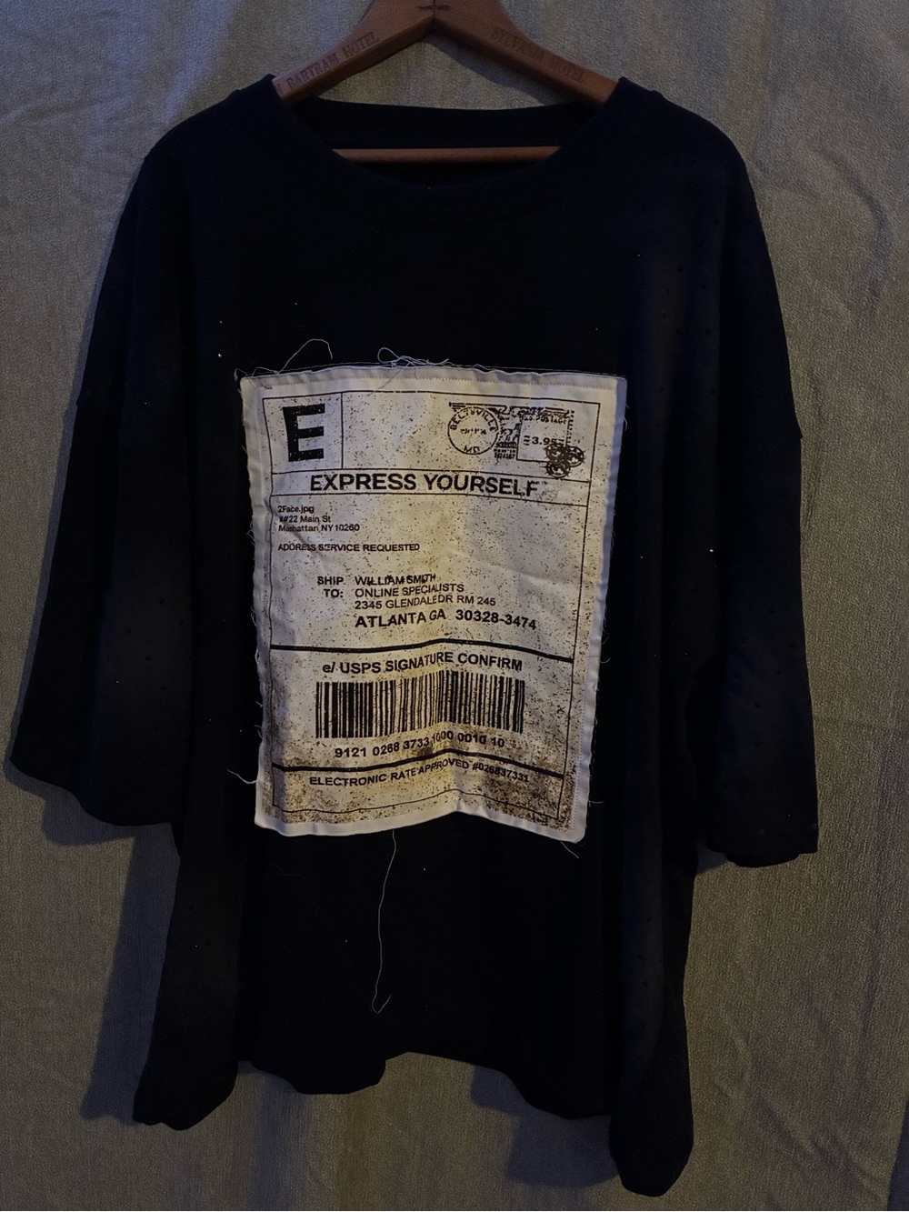 Express Yourself graphic oversize tee by 2face size XXL